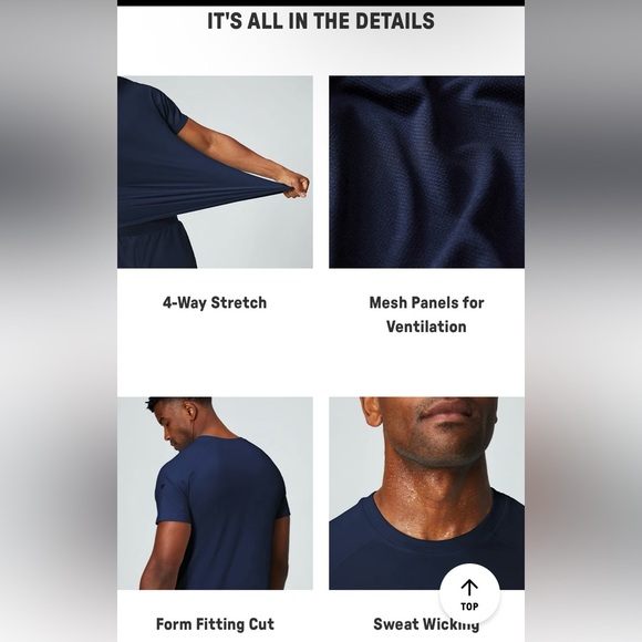 Fabletics Mens Training Day Tee - Picture 5 of 12